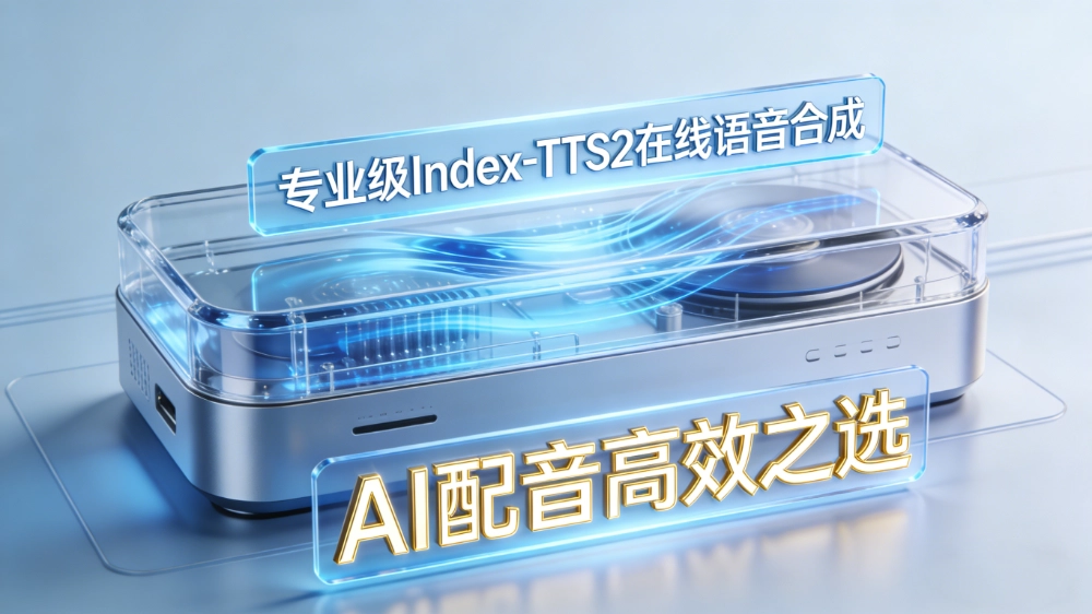 Index-TTS2在线语音合成:网页版一键解锁AI配音,专业级体验零门槛GET 1 Index-TTS2在线语音合成:网页版一键解锁AI配音,专业级体验零门槛GET 1